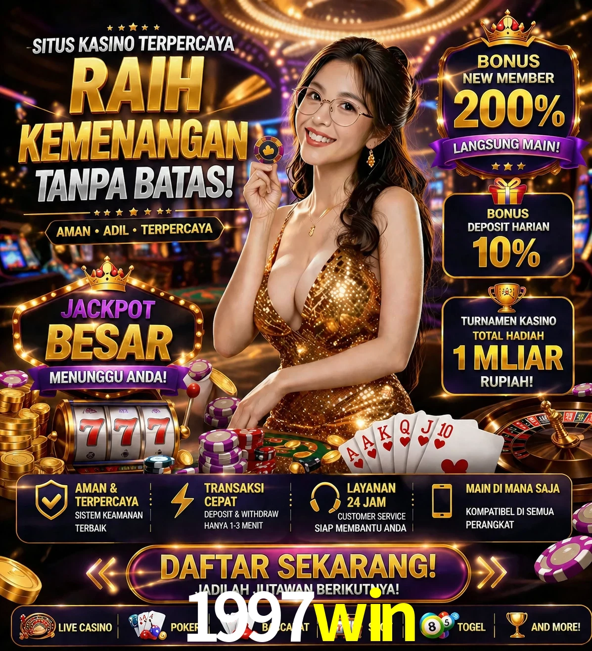 Roleta e blackjack 1997win